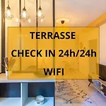 Apartament Chill & Sun - Terrasse Exterieure - Parking - Wifi - 4p Amiens